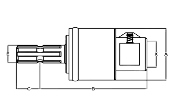 RUEDA LIBRE 1 3/8” Z6 - 1 3/8” Z6 2400 Nm (Rotación derechas)