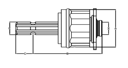 RUEDA LIBRE RL.E 1 3/8" Z.6 -1 3/8" Z6 1300 Nm