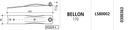 SOPORTE CUCHILLAS SEGADORA ROTATIVA BELLON 170 LS80002