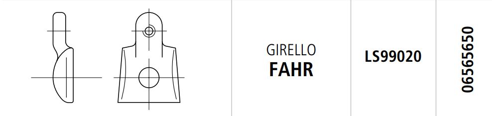 SOPORTE RASTRILLO FAHR