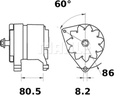 Alternador MAHLE MG212