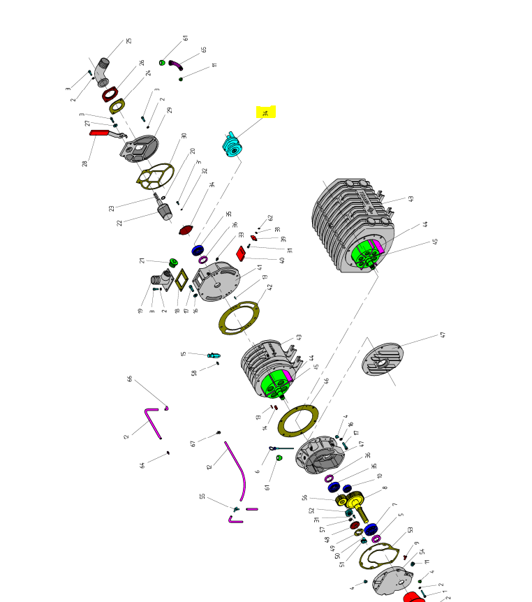 Bomba agua depresor Hertell KD-14000 (N.34)