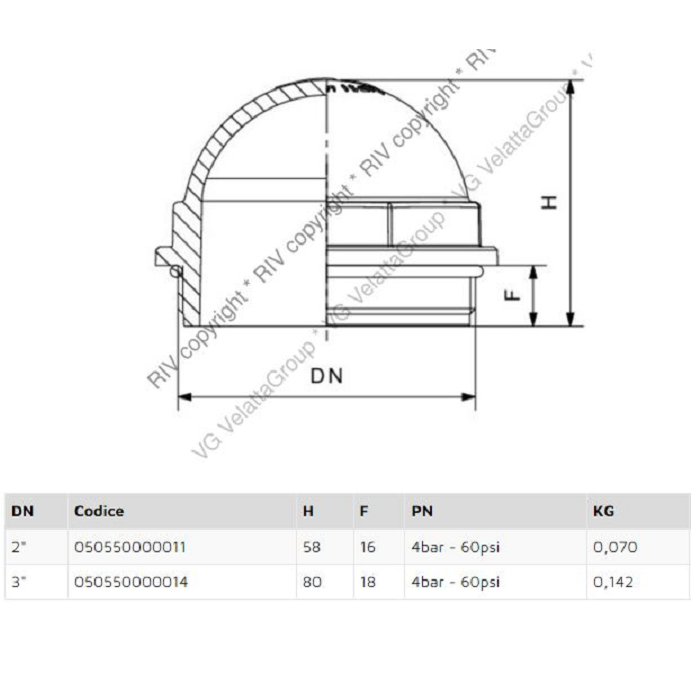 CRISTAL VISOR 3" REDONDO