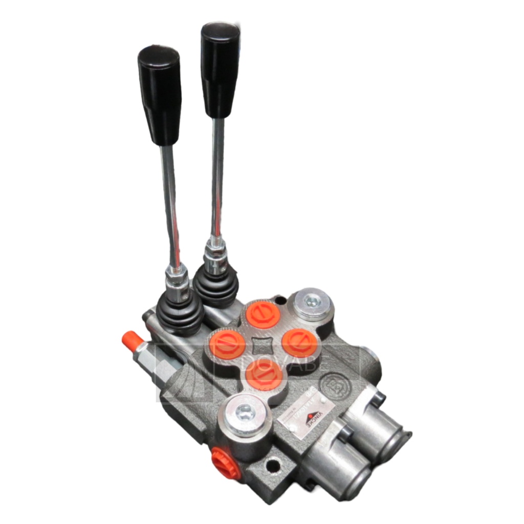 DISTRIBUIDOR MONOBLOC MANUAL 2 PALANCAS 3/8 40 L/M