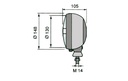 FARO TRACTOR 12V 45/40W - 24V 55/50W CON LUZ POSICIÓN HORIZONTAL IZQUIERDO