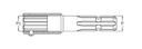 ADAPTADOR / ALARGADOR TOMA DE FUERZA 1-3/8" Z.6 (HEMBRA) A 1-3/8" Z.6 (MACHO)