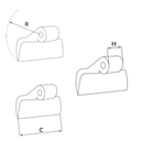 MARTILLO DESBROZADORA M-45 Ø 16.5 mm