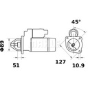 MOTOR DE ARRANQUE MAHLE MS175