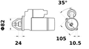 MOTOR DE ARRANQUE MAHLE MS341
