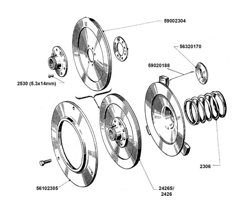 ANILLO FRICCION EMBRAGUE BCS 56102305