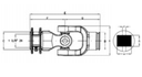 NUDO TRANSMISION 1 3/8" Z.6 PARA PERFIL INTERNO TUBO CUADRADO 25mm REF. 25.1-26