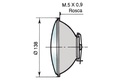 OPTICA IZQUIERDA EBRO 12V 45/40W HOMOLOGADA "E"
