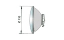 OPTICA DELANTERA 12V 45/40W ADAPTABLE A JOHN DEERE HOMOLOGACIÓN "E"