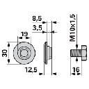 PERNO PORTACUCHILLA ROTATIVA BCS 56229614