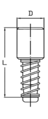 PULSADOR NUDO TRANSMISION 9305 14X47mm