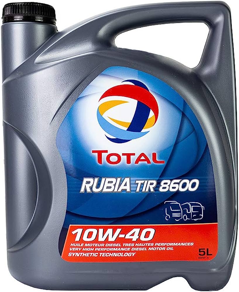 [TOT204818] ACEITE DE MOTOR TOTAL RUBIA TIR 8600 10W40 5L