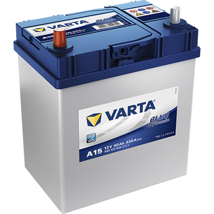 [VRTA15] BATERÍA VARTA BLUE DYNAMIC 40Ah 330 187x127x227 (POSITIVO IZQUIERDA)
