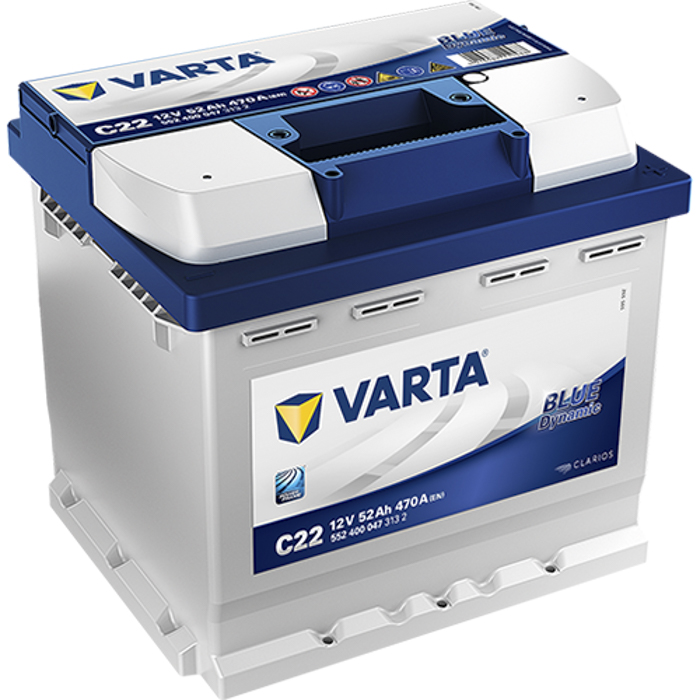 [VRTC22] BATERÍA VARTA BLUE DYNAMIC 52Ah 470 207x175x190