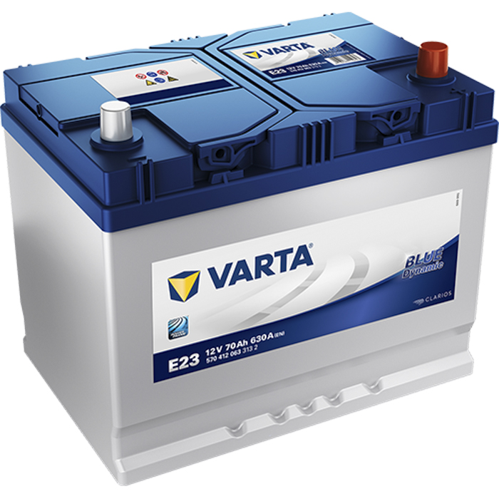 [VRTE23] BATERÍA VARTA BLUE DYNAMIC 70Ah 630 261x175x220