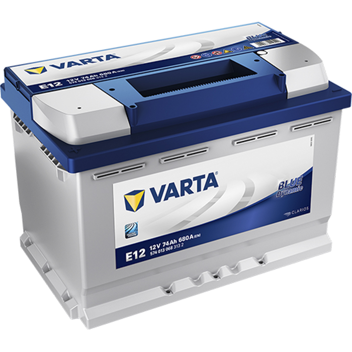 [VRTE12] BATERÍA VARTA BLUE DYNAMIC 74Ah 680En 278x175x190