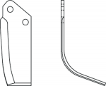 [BEL1477D] BELLOTA Cuchilla 1477D (198-E) ROTOVATOR AGRIA / HOWARD / LANDER