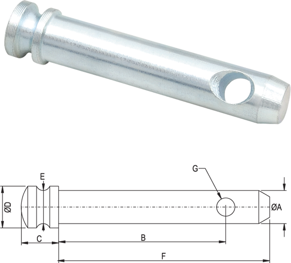 [KEXTLP22125D] BULON 22x125 mm  TLP22125D