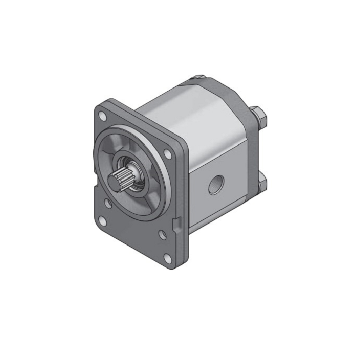 [ROQ1L015DE10R] Bomba de Engranajes 1,5L/Min Giro DCH. Eje Cónico 1:8 Roquet