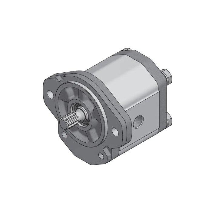 [ROQ1L16IA01R] Bomba de Engranajes Giro IZQ. 10,6 cm3 Eje Cónico Roquet