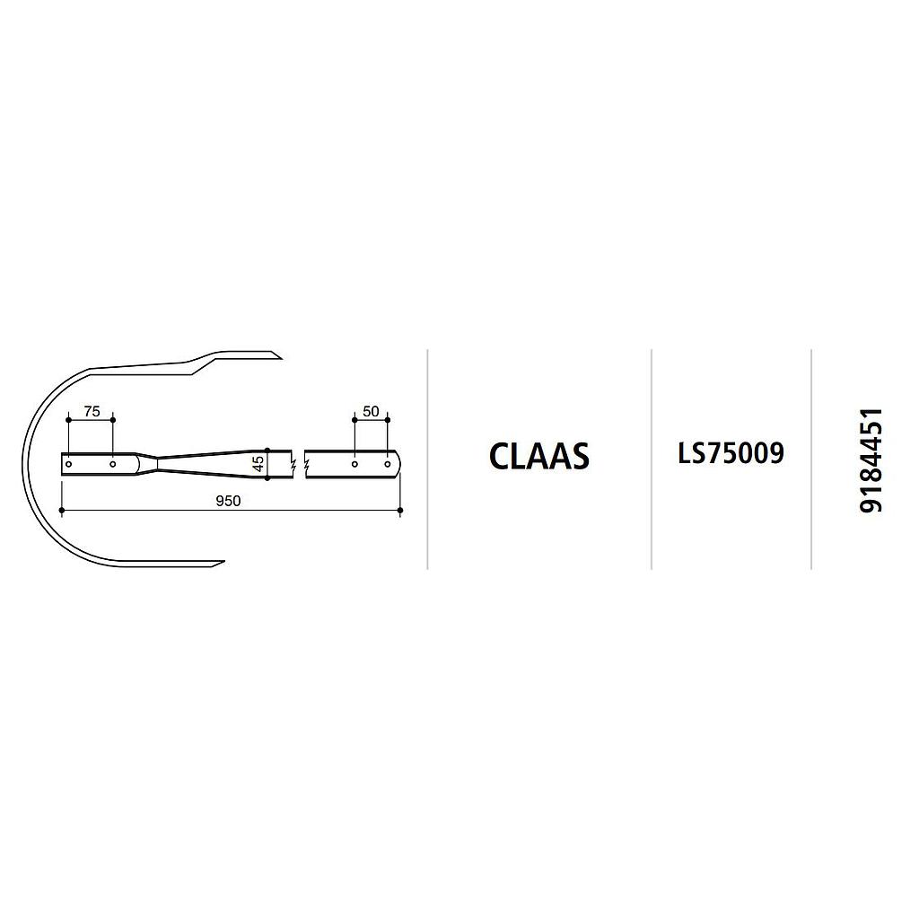 [SPILS75009] COSTILLA AUTOCARGADOR CLAAS LS75009