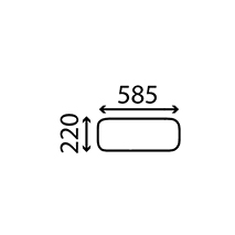 [GDC5110321] CRISTAL TRASERO INFERIOR Adaptable a MASSEY FERGUSON Serie 300 / 600