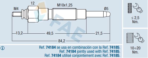 [FAE74184] Calentador Termoplus FAE 74184