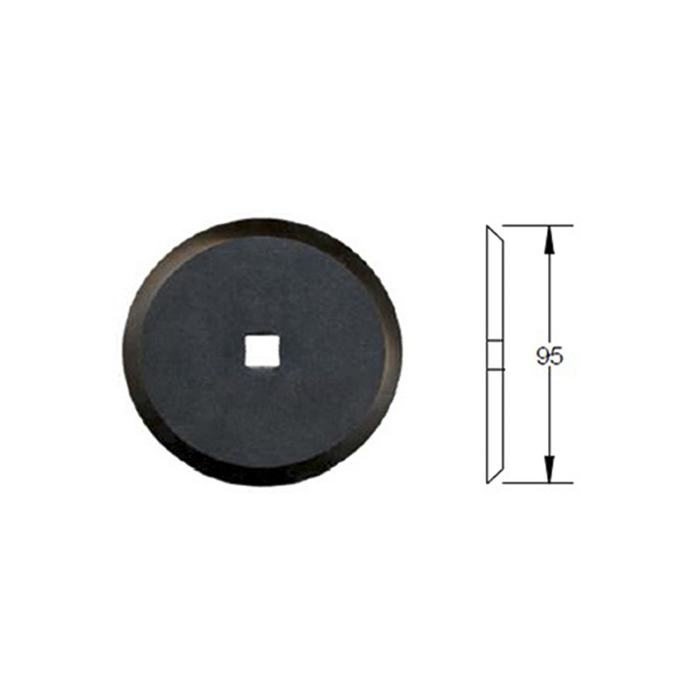 [RIMRTCRM41029] DISCO LISO CARRO MEZCLADOR 95mm. REF. 41029
