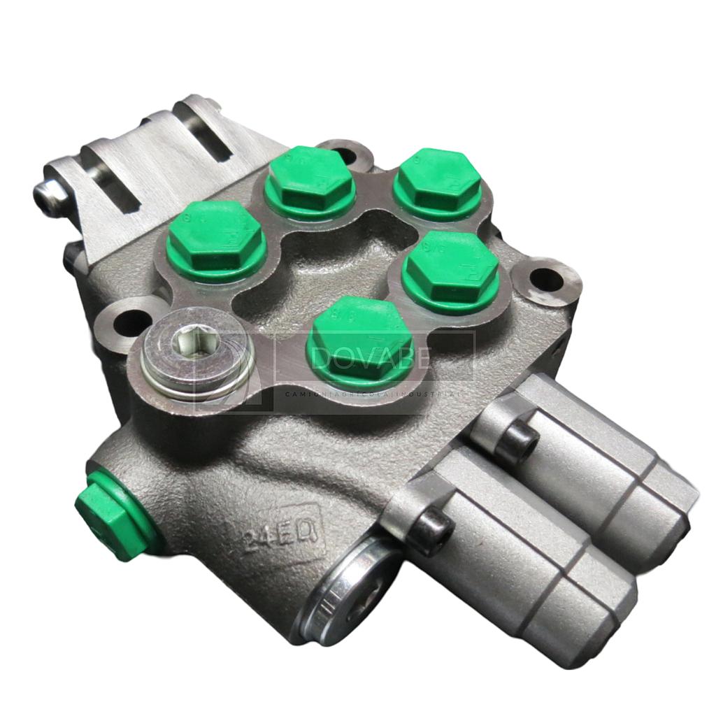 [ROQ102C11CAXX-JD1] Distribuidor Monobloque 2 Palancas 3/8 G Centro cerrado Roquet 102C11CAXX-JD1 (John Deere)
