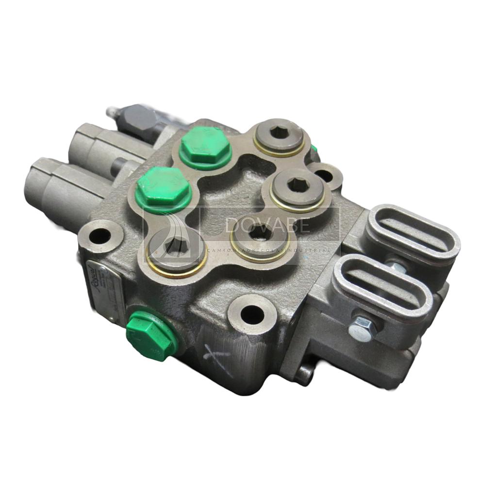 [ROQ102N1PA12VV] Distribuidor Monobloque 2 Palancas 3/8 G Paso libre Roquet 102N1PA12VV
