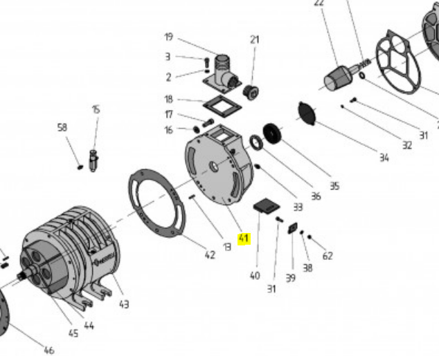 [HRT01KD140041] Distribuidor depresor HERTELL KD-14000 (N.41)