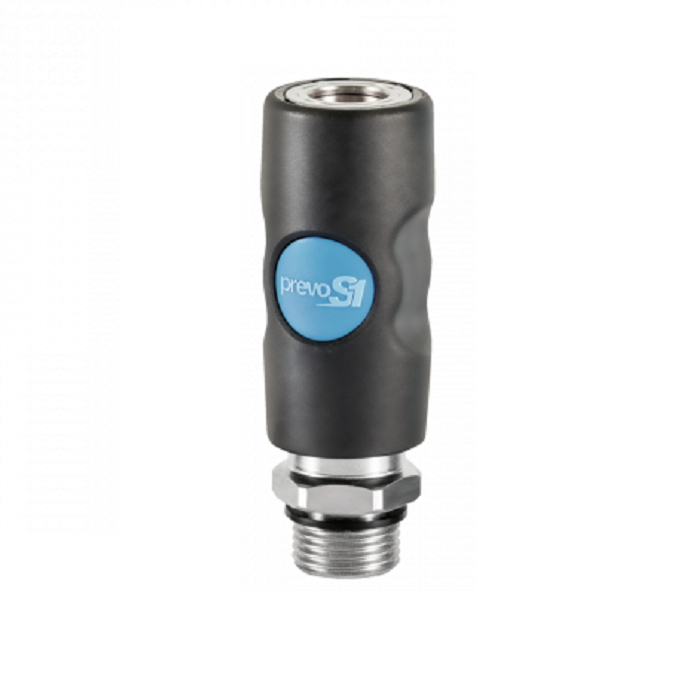 [PRVISI081152] Enchufe Rápido Macho G 3/8 "one push" 8 mm C/junta