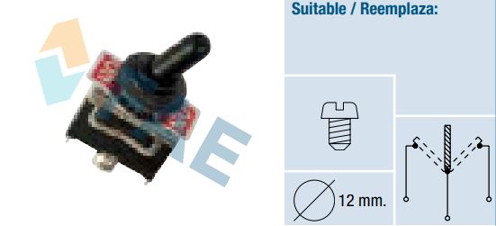 [FAE65820] Interruptor ON-OFF-ON 10A. universal FAE 65820