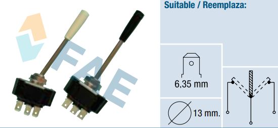 [FAE65160] Interruptor conmutador universal FAE 65160