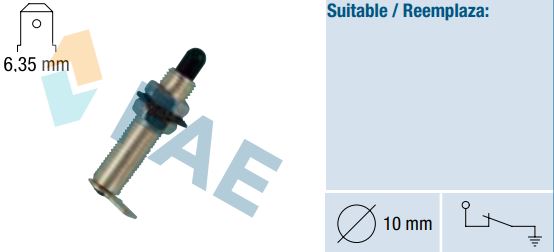 [FAE67260] Interruptor de alarma universal FAE 67260 (Longitud rosca 40 mm)