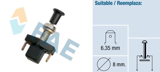 [FAE65080] Interruptor de tirón universal FAE 65080