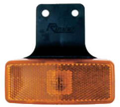 [RIN174.00] LUZ POSICIÓN LATERAL CON CATADIÓPTRICO CON PASACABLES 12/24V 5W (100mm alto)