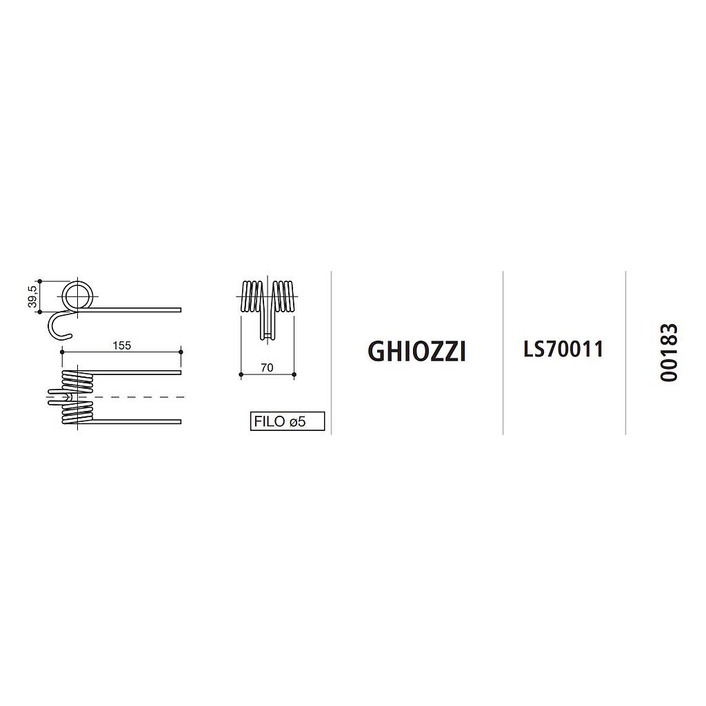 [SPILS70011] MUELLE AUTOCARGADOR GHIOZZI LS70011