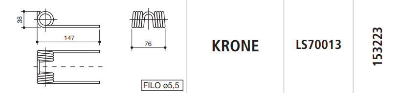 [SPILS70013] MUELLE AUTOCARGADOR KRONE LS70013