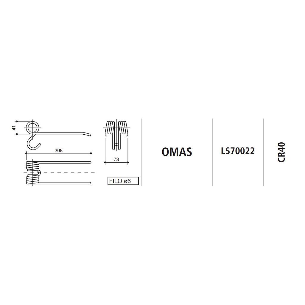 [SPILS70022] MUELLE AUTOCARGADOR OMAS LS70022