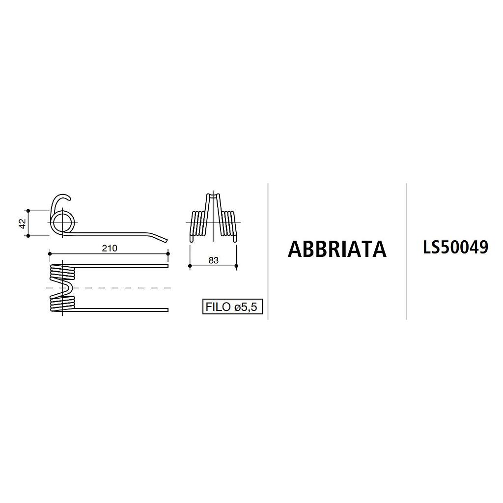 [SPILS50049] MUELLE EMPACADORA ABBRIATA LS50049