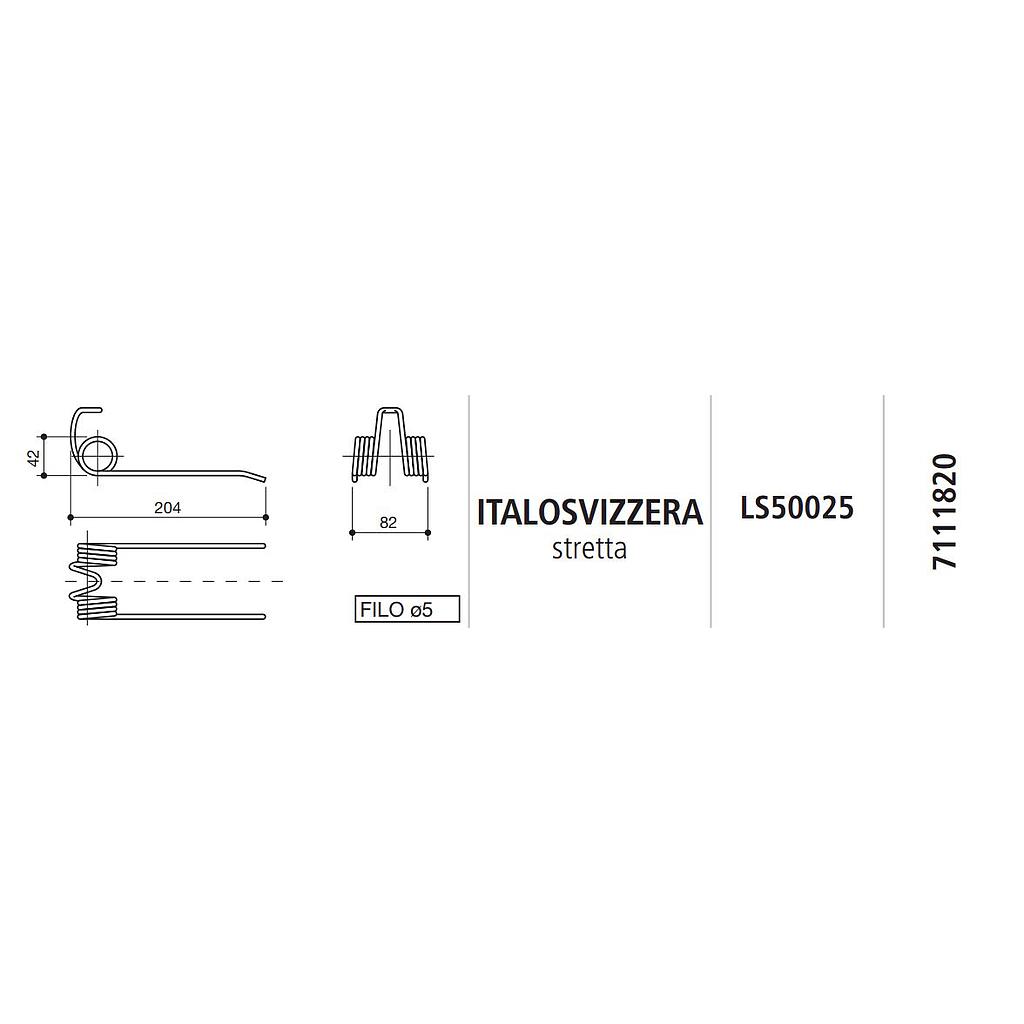 [SPILS50025] MUELLE EMPACADORA ITALO SVIZZERA (ESTRECHO) LS50025