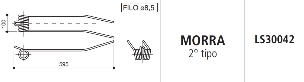 [SPILS30042] MUELLE RASTRILLO MORRA LS30042