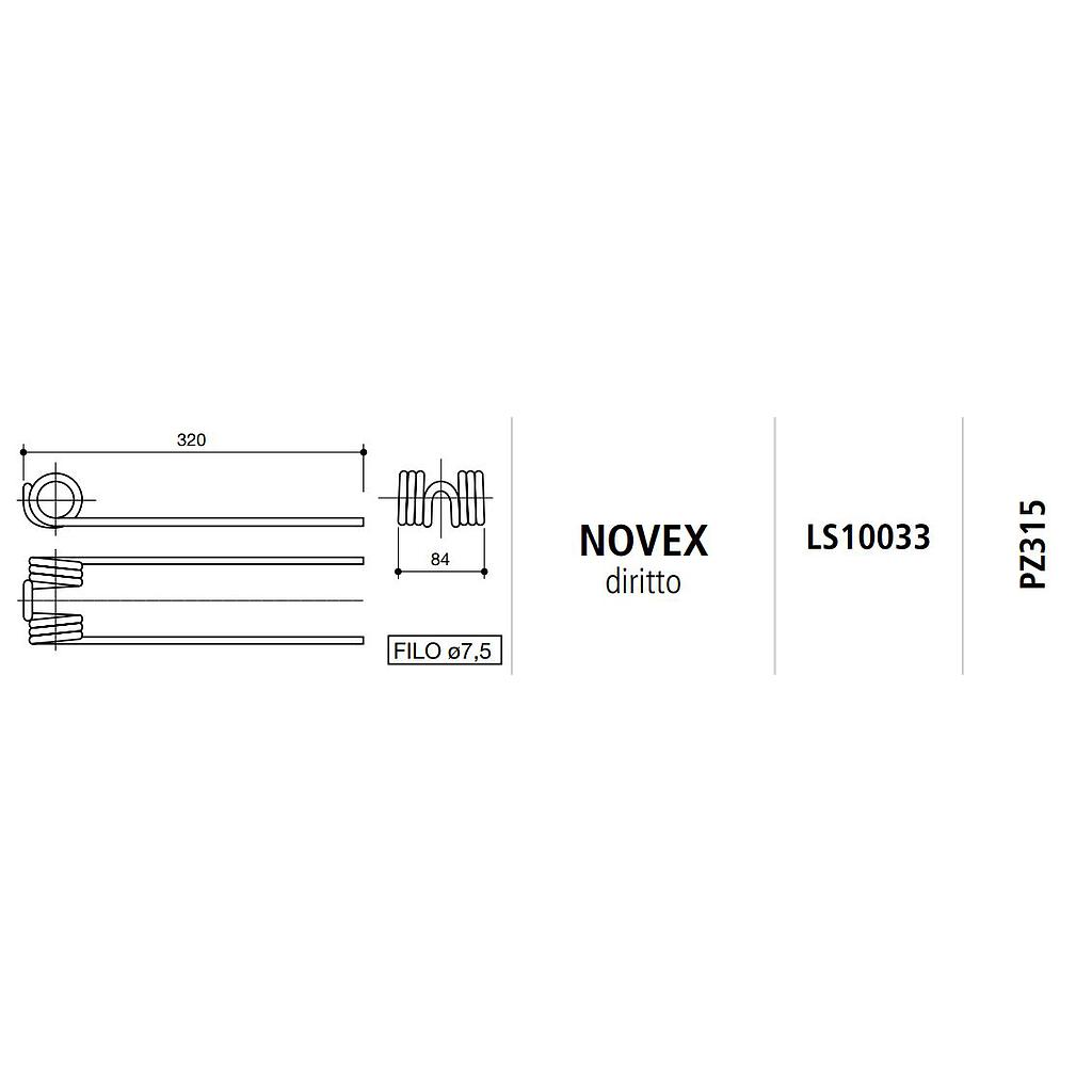 [SPILS10033] MUELLE RASTRILLO NOVEX LS10033