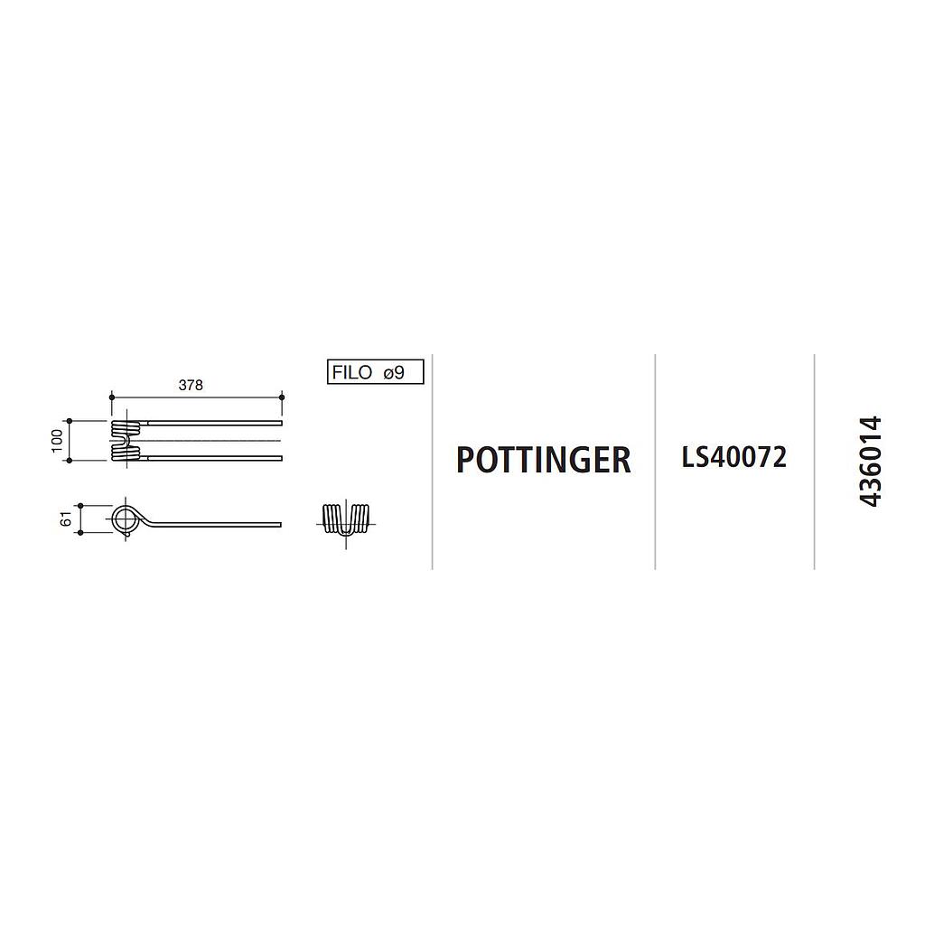 [SPILS40072] MUELLE RASTRILLO POTTINGER LS40072