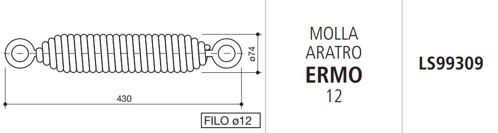 [SPILS99309] MUELLE TRACCION ARADO ERMO 12 LS99309